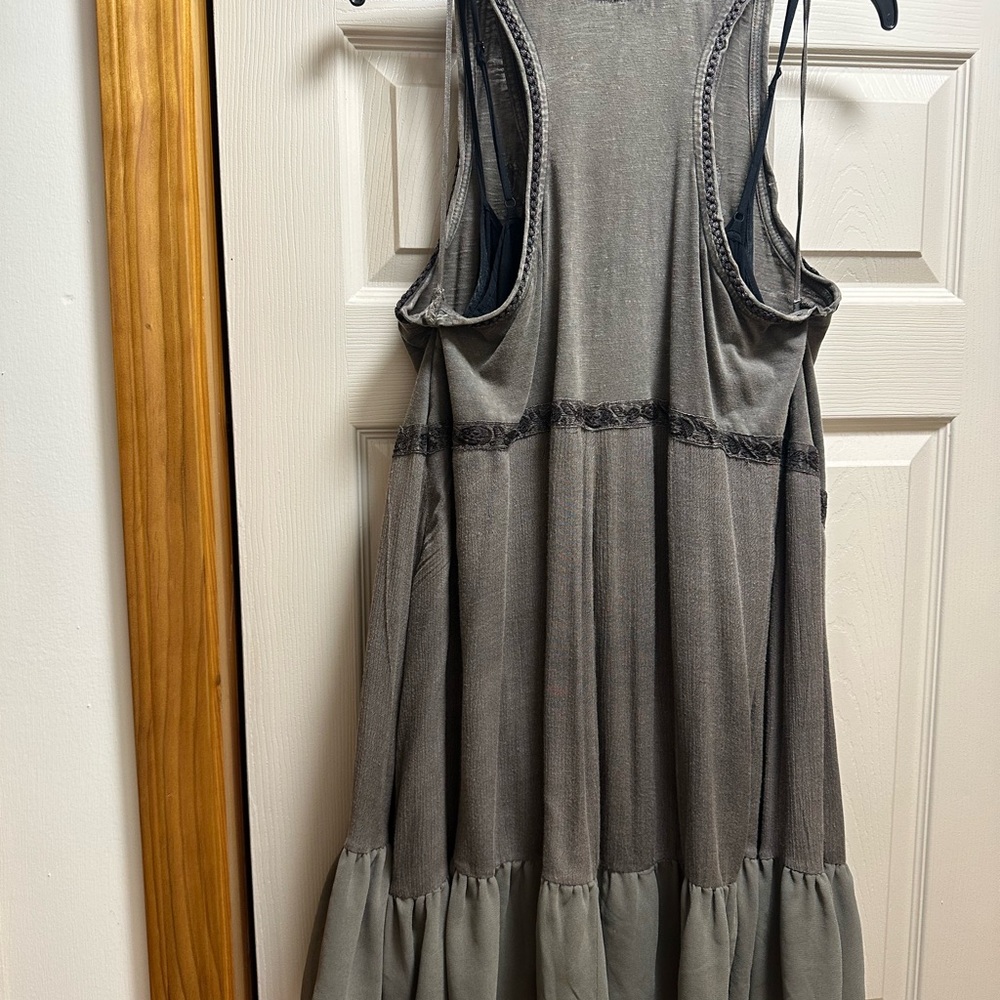 Free People Heather Gray Knit Top - Picture 2 of 3